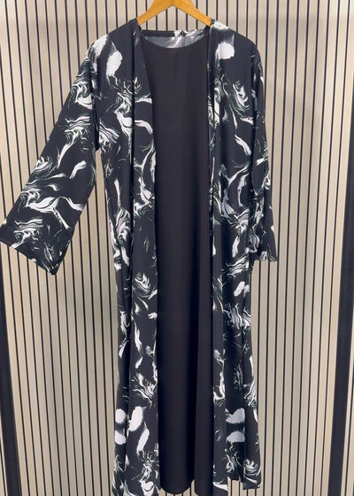 SHIREEN DOUBLE SHRUG ABAYA | B2B