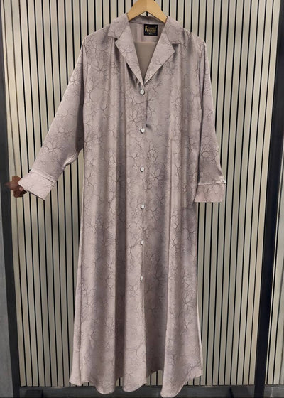 SHANAYA COAT ABAYA | PEACH