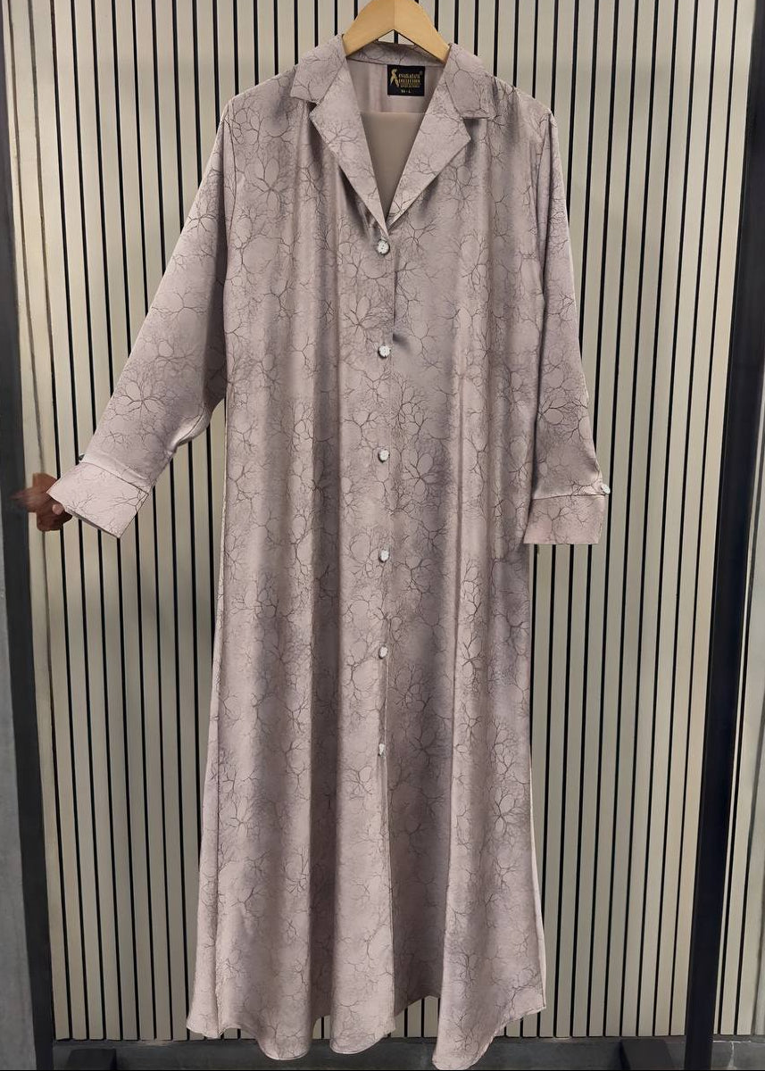 SHANAYA COAT ABAYA | PEACH