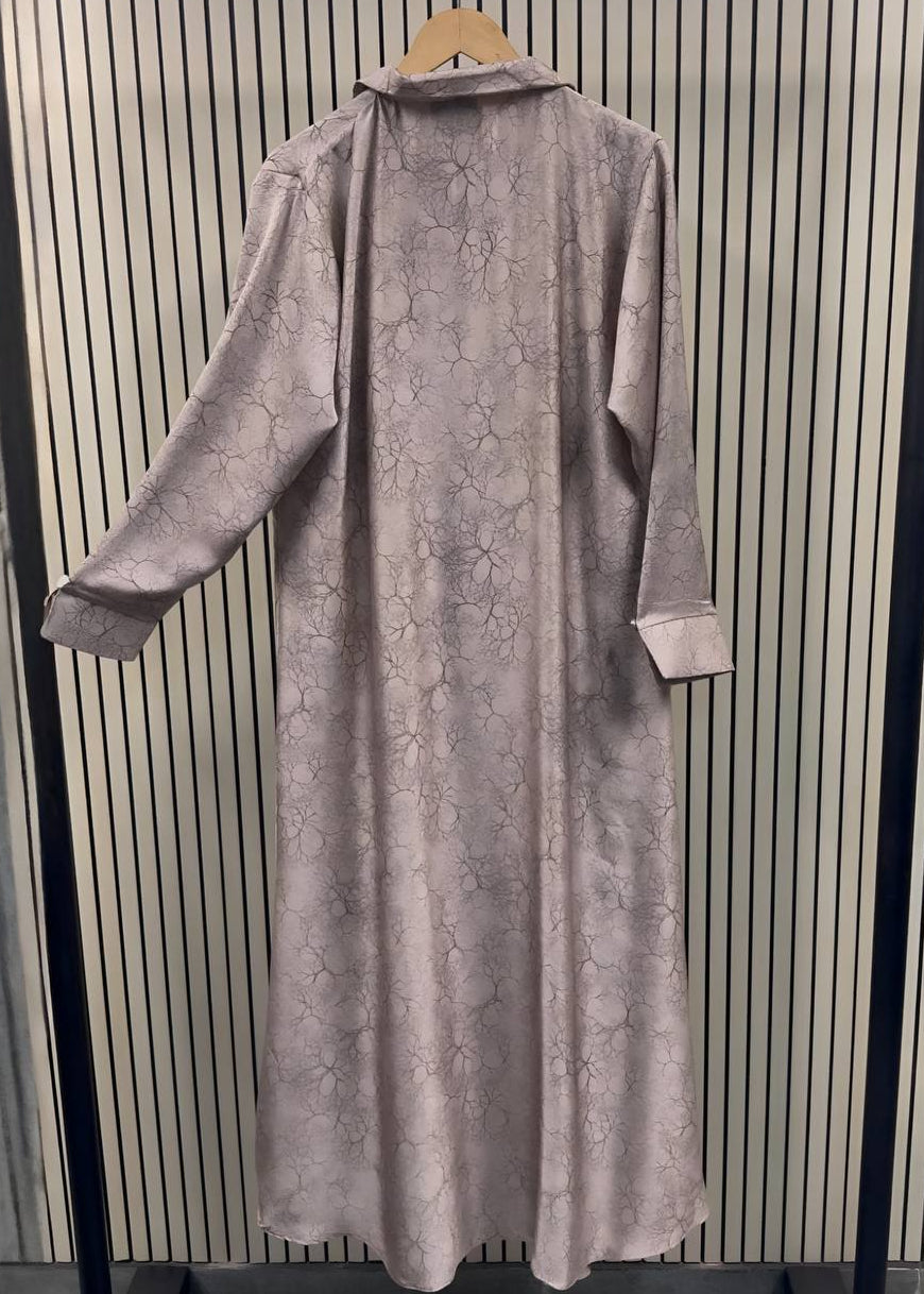 SHANAYA COAT ABAYA | PEACH