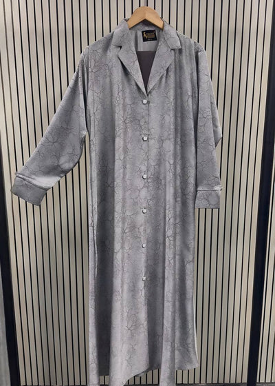SHANAYA COAT ABAYA | GRAY