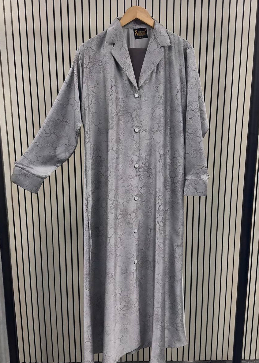 SHANAYA COAT ABAYA | GRAY