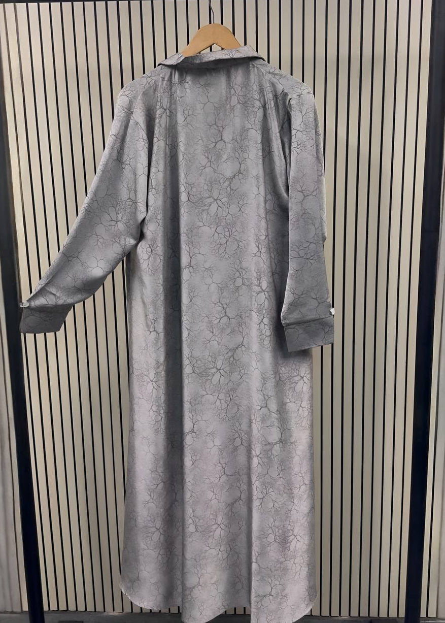 SHANAYA COAT ABAYA | GRAY