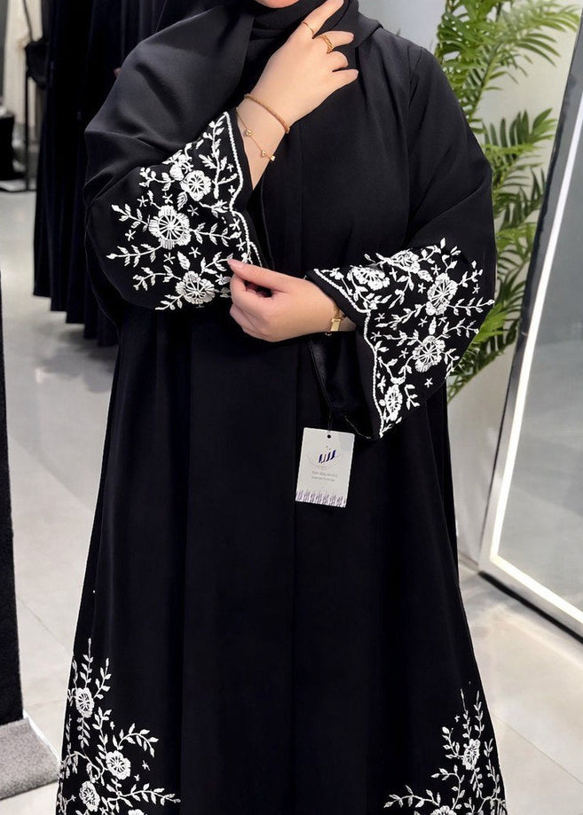 AHANA HANDWORK ABAYA | WHITE