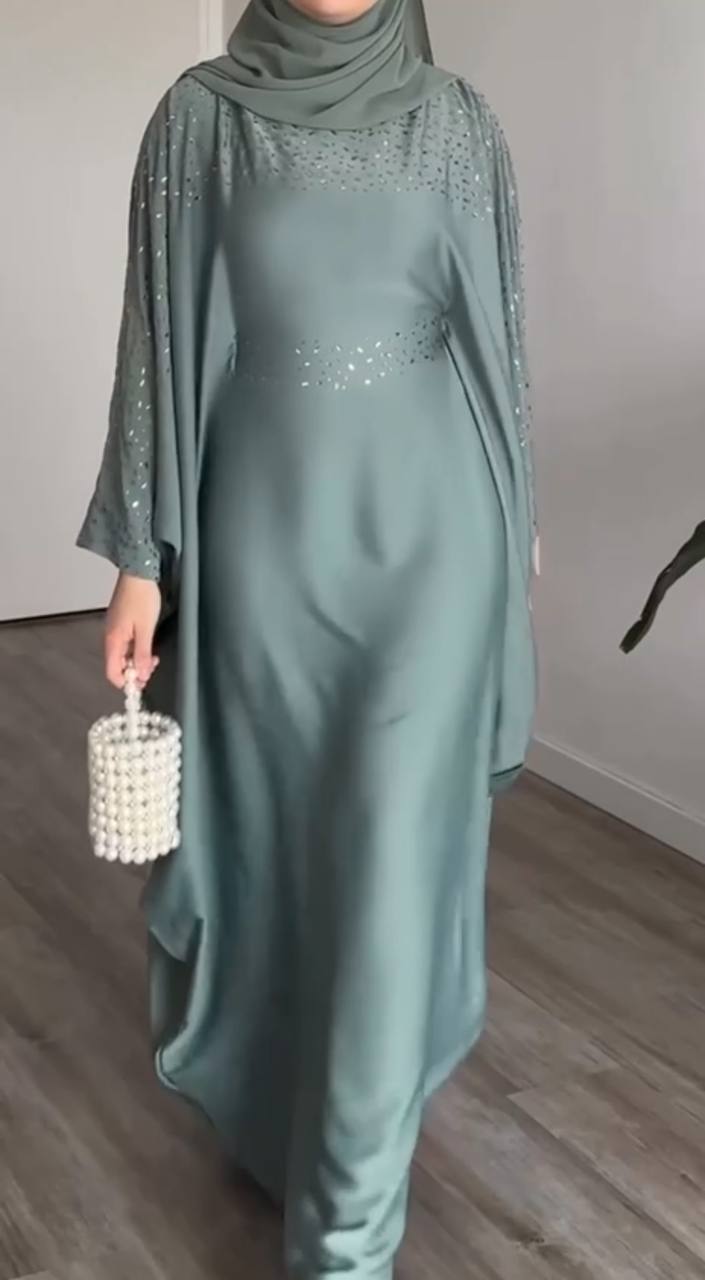 Sadiya Bridle Kaftan Abaya ( Iraq Edition - Limited Stock )