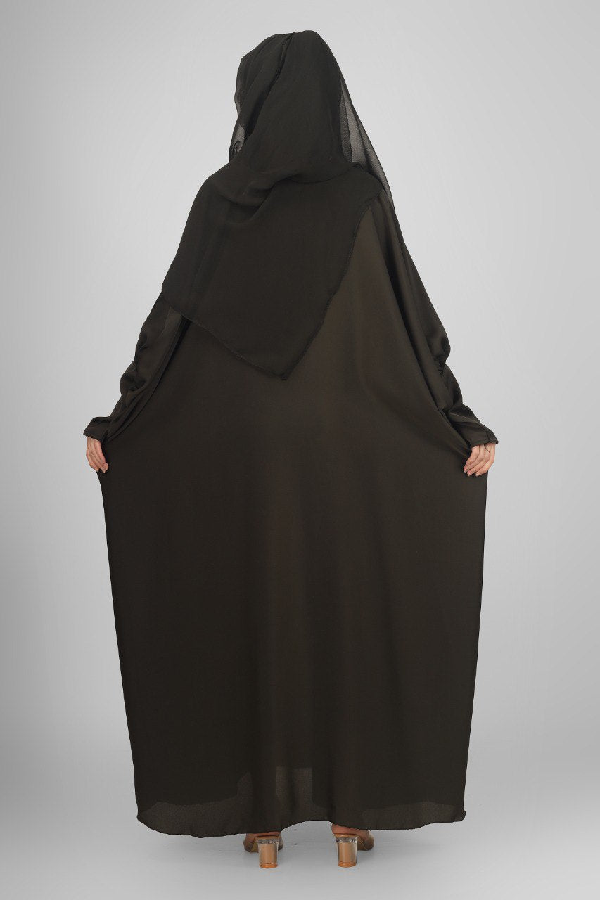 1071 FITTING SLEEVE ABAYA | OLIVE