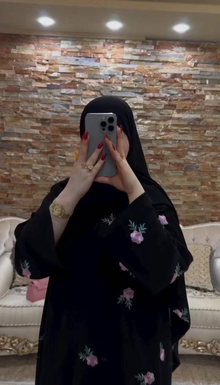AL-HUSNA EMBROIDERY WORK ABAYA | PRINT- 07