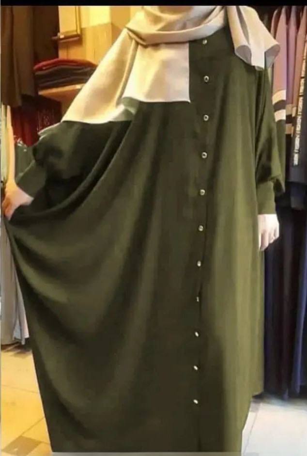 MISBHA KAFTAN ABAYA | OLIVE GREEN