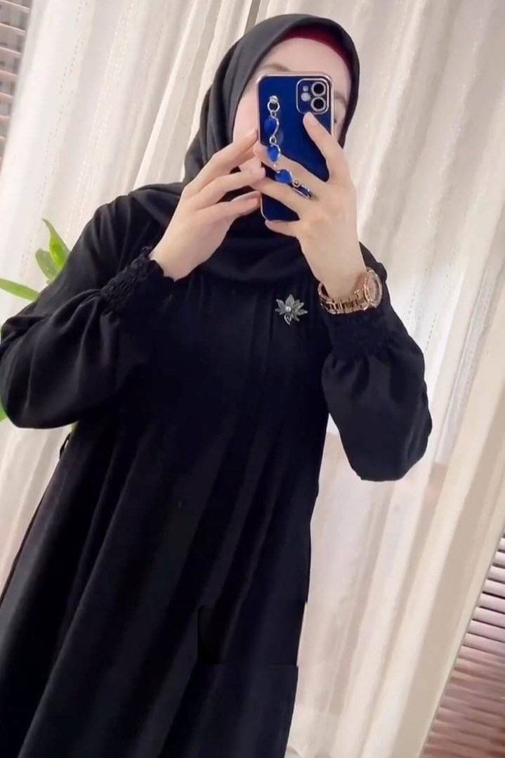 ZOYA PINTEX ABAYA | BLACK