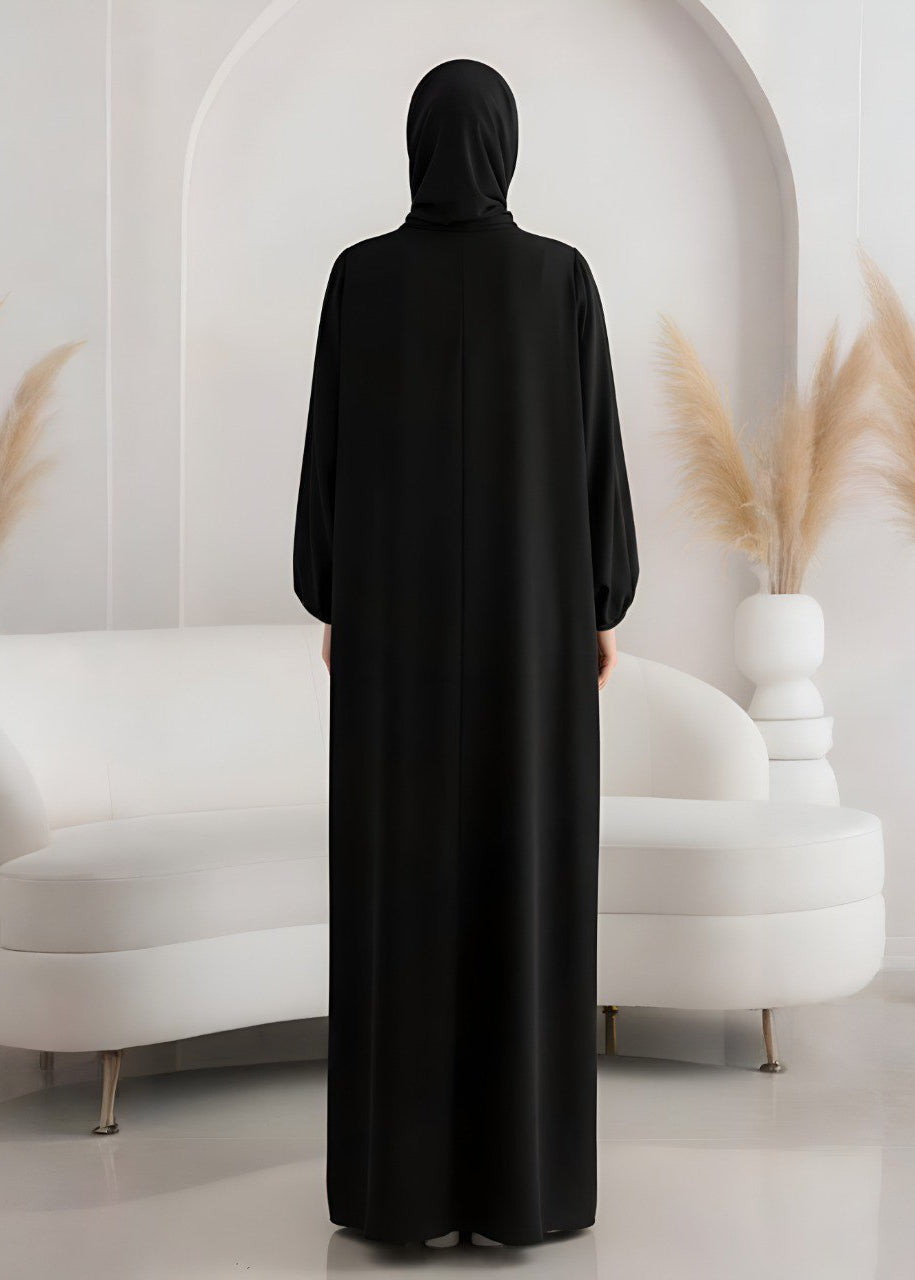 MEHREEN KAFTAN ABAYA | BLACK