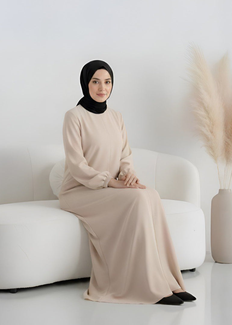 MEHREEN KAFTAN ABAYA  | NUDE