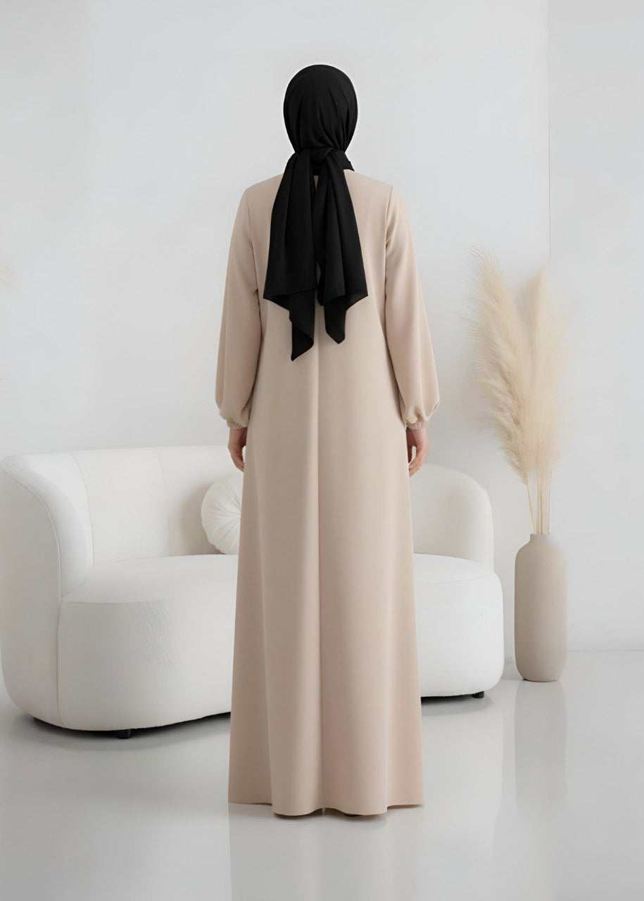 MEHREEN KAFTAN ABAYA  | NUDE