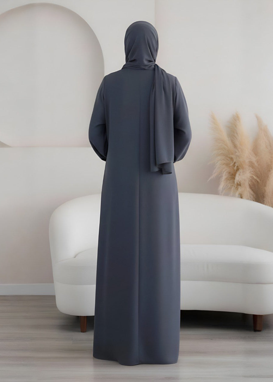 MEHREEN KAFTAN ABAYA | GRAY