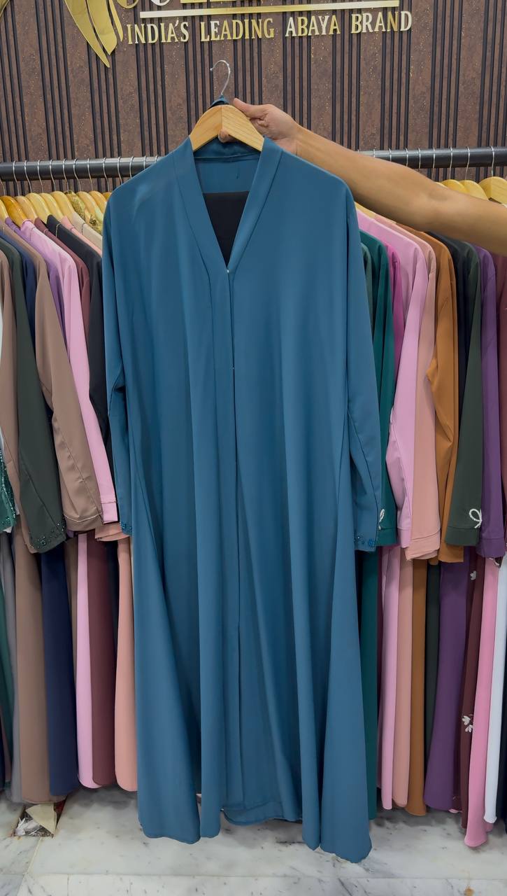 Rafiya Premium Korean Abaya - BLUE