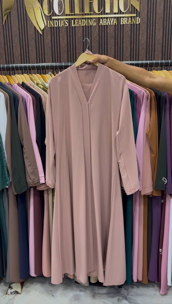 Rafiya Premium Korean Abaya - PEACH