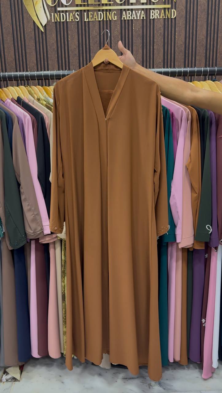 Rafiya Premium Korean Abaya - COPPER