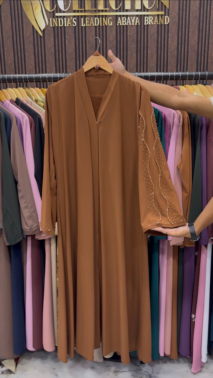 Rafiya Premium Korean Abaya - COPPER