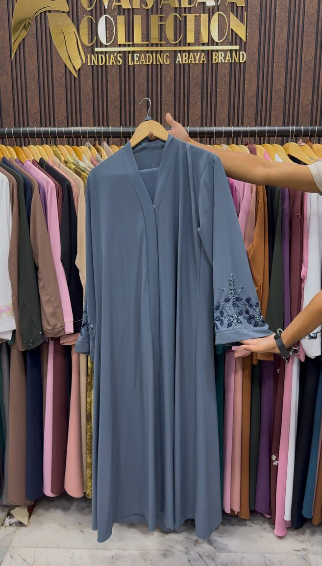 RIMSHA MODEST WEAR ABAYA | GRAY