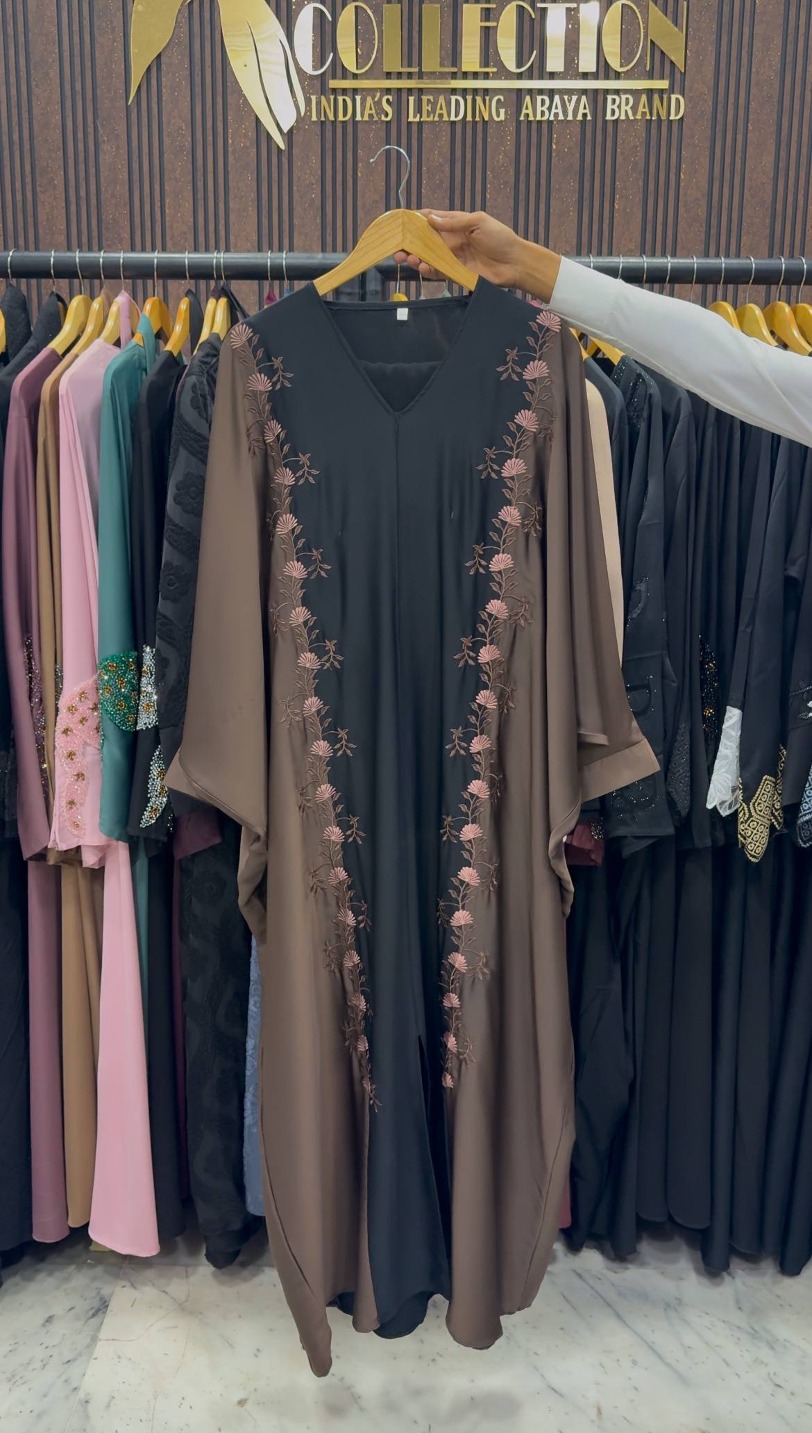 RABIYA KAFTAN ABAYA | BLK2GOLDEN
