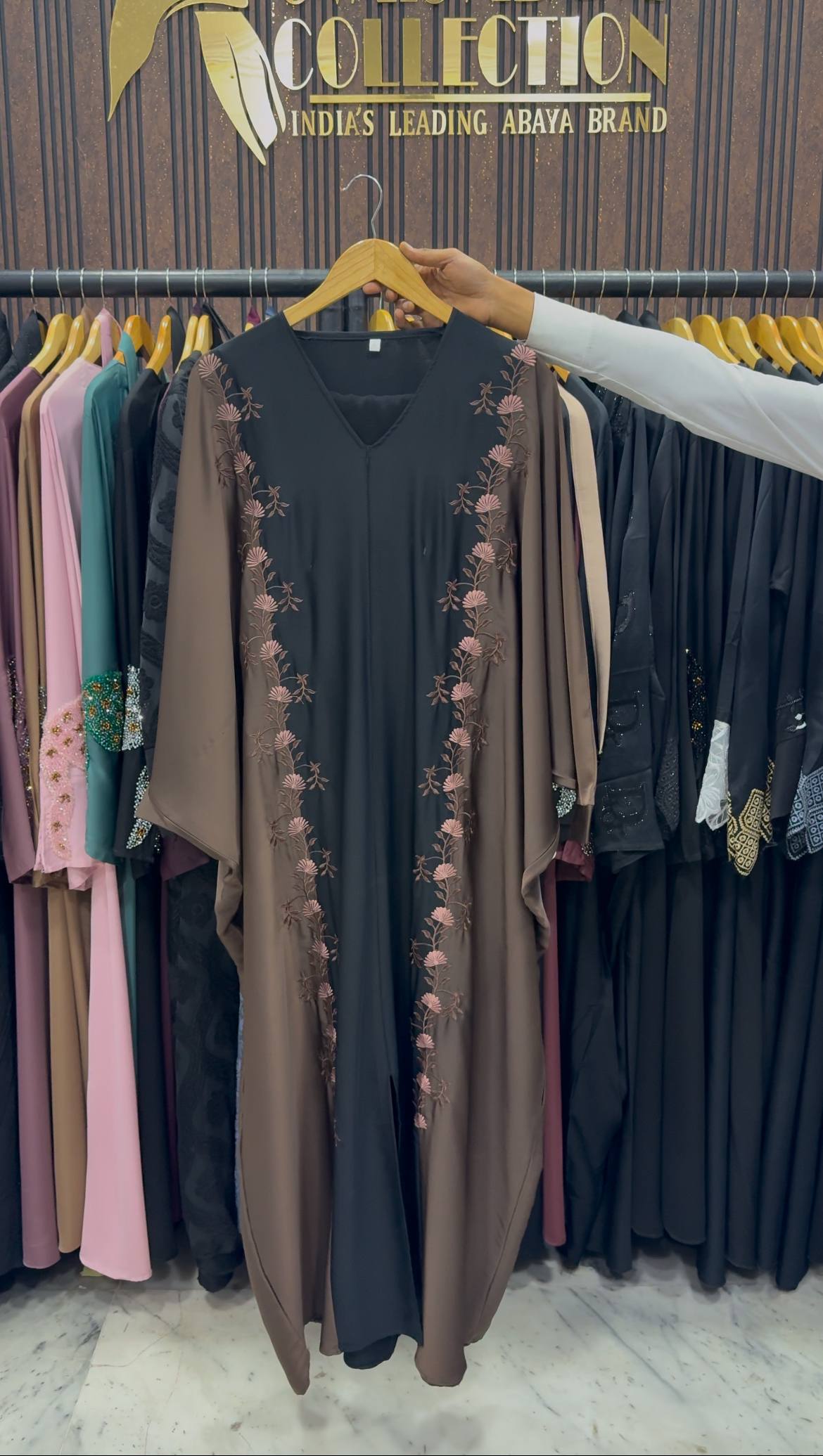 RABIYA KAFTAN ABAYA | BLK2GOLDEN