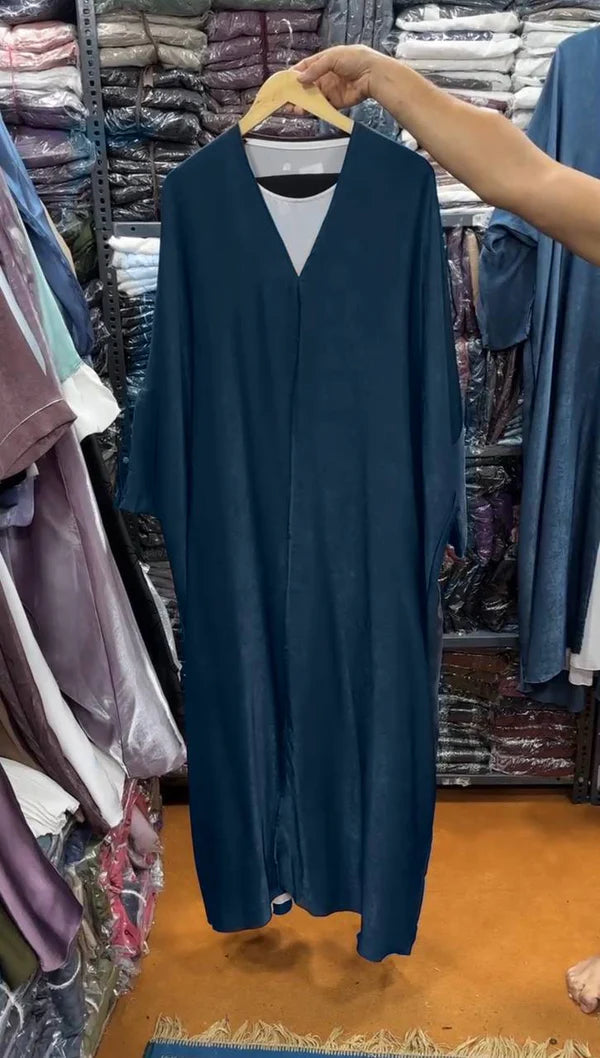 IMPORTED SIMMER DS KAFTAN ABAYA | TEAL