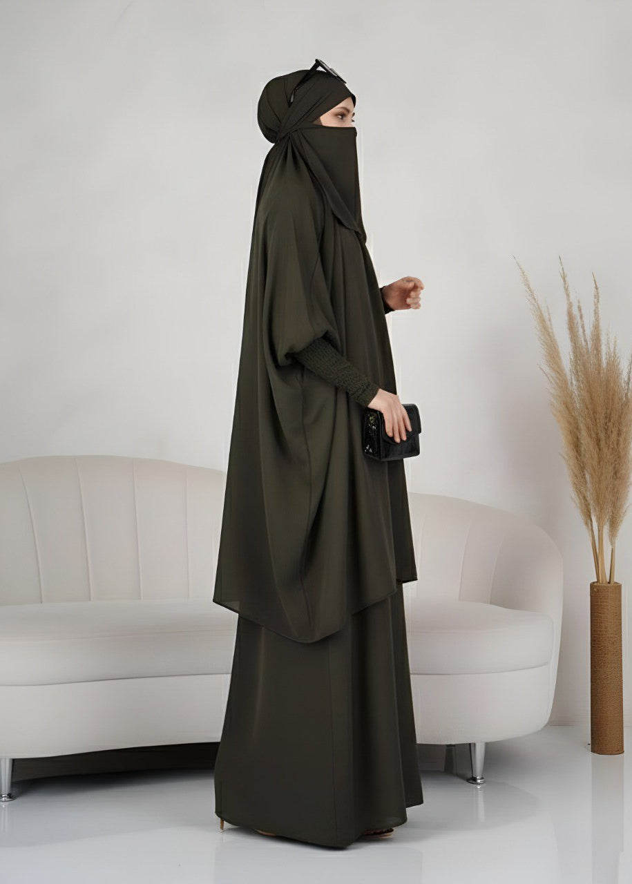2 piece Jilbab | OLIVE