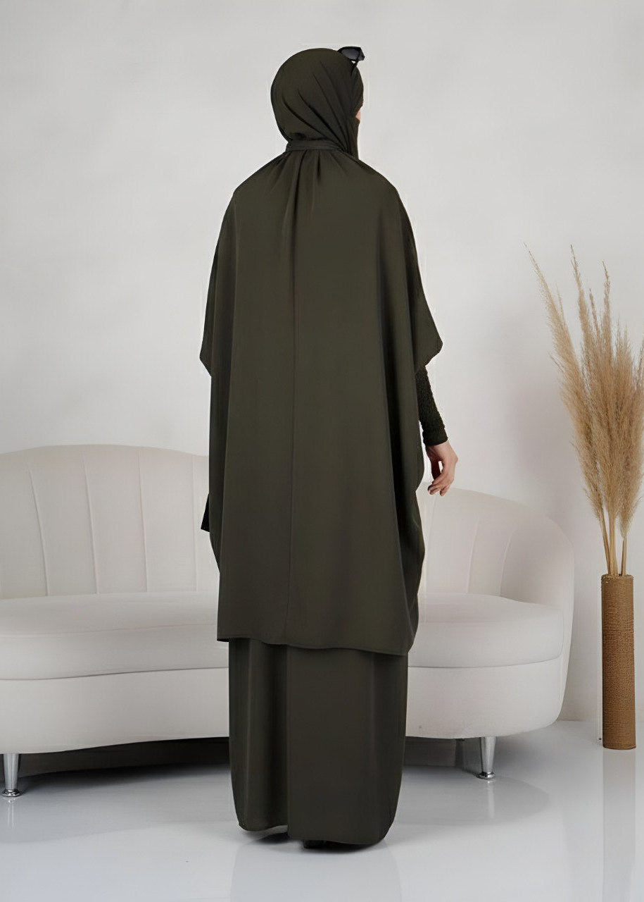 2 piece Jilbab | OLIVE