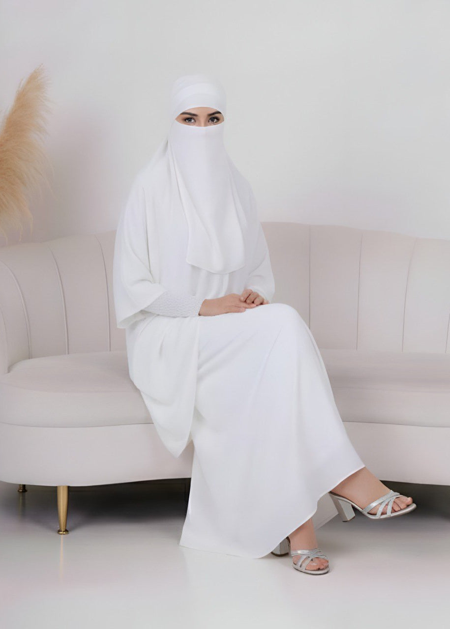 2 PIECE JILBAB | WHITE