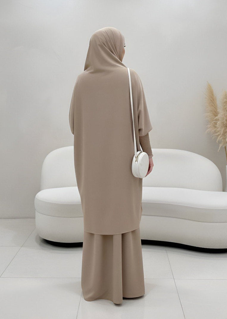 2 PIECE JILBAB | NUDE