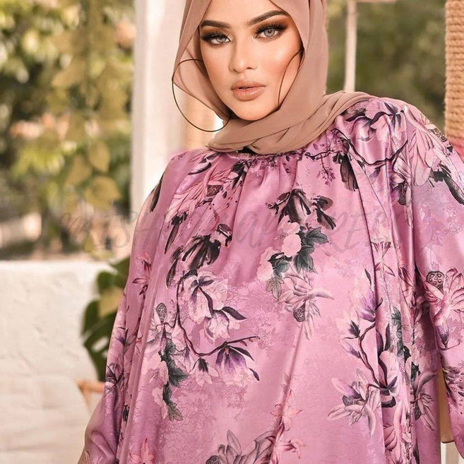 ALIZA PRINTED ABAYA | SHADE 14