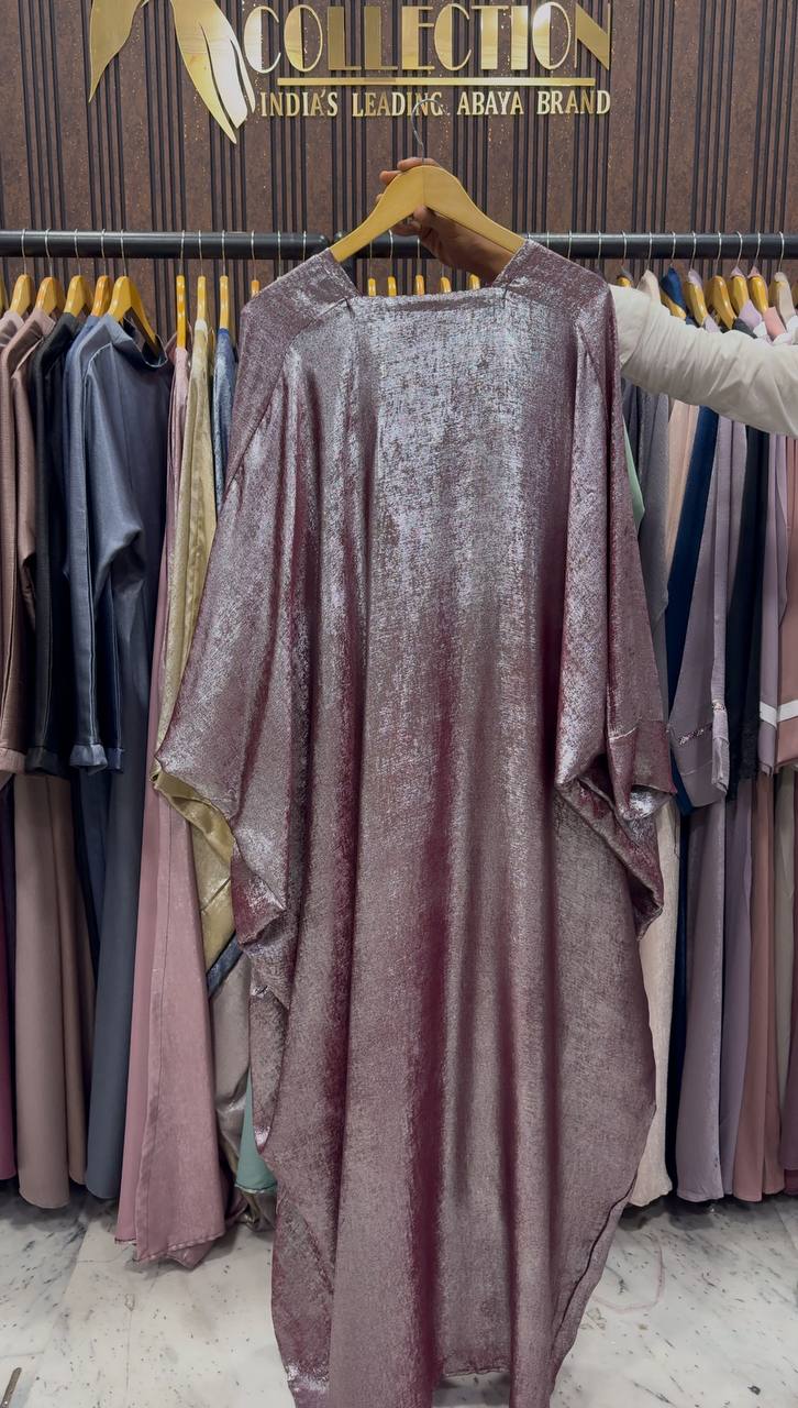 AL-HURIYA DOUBLE SHRUG ABAYA | MAROON