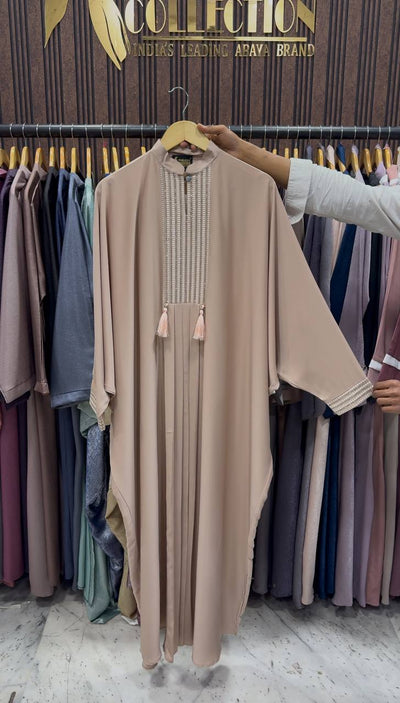 MEERUB KAFTAN ABAYA | NUDE