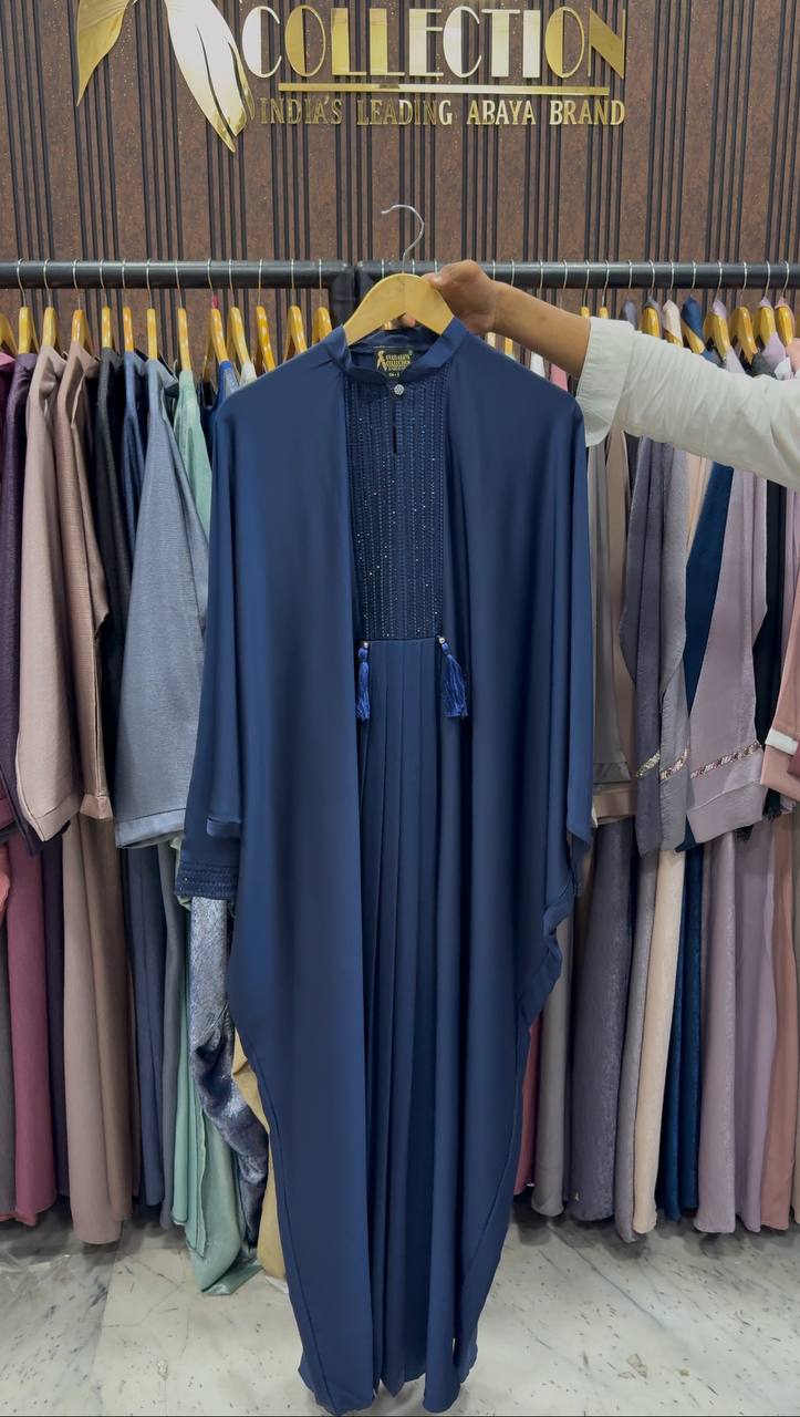 MEERUB KAFTAN ABAYA | NAVY BLUE