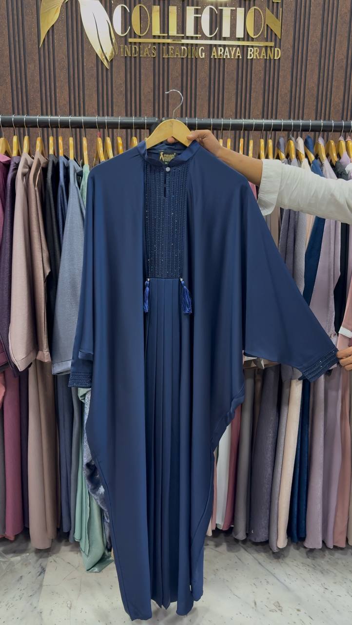 MEERUB KAFTAN ABAYA | NAVY BLUE