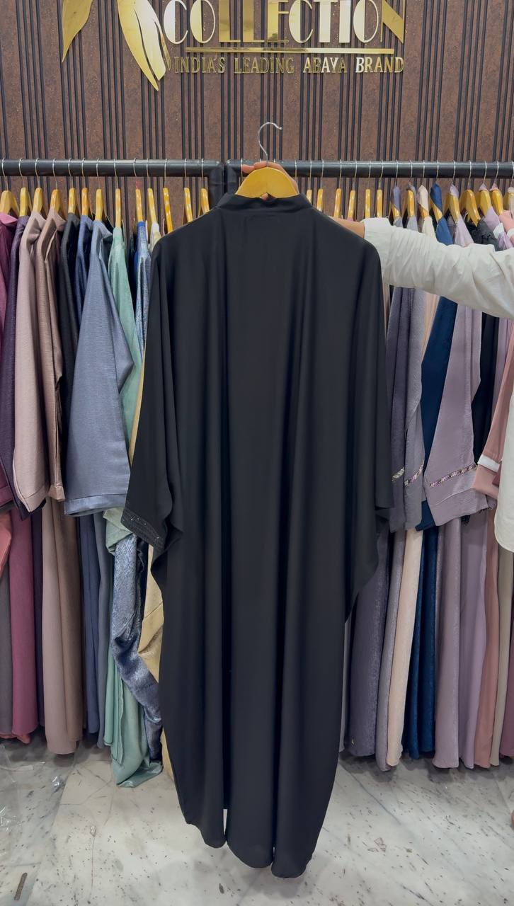 MEERUB KAFTAN ABAYA | BLACK