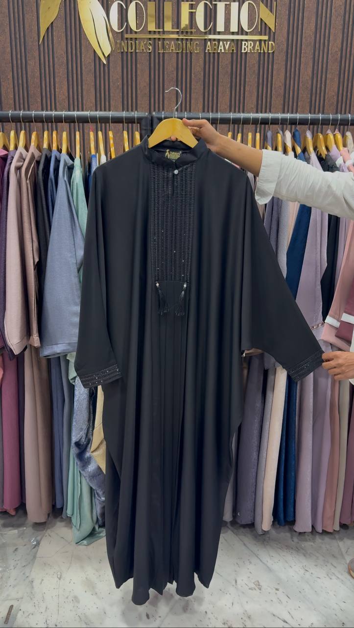 MEERUB KAFTAN ABAYA | BLACK