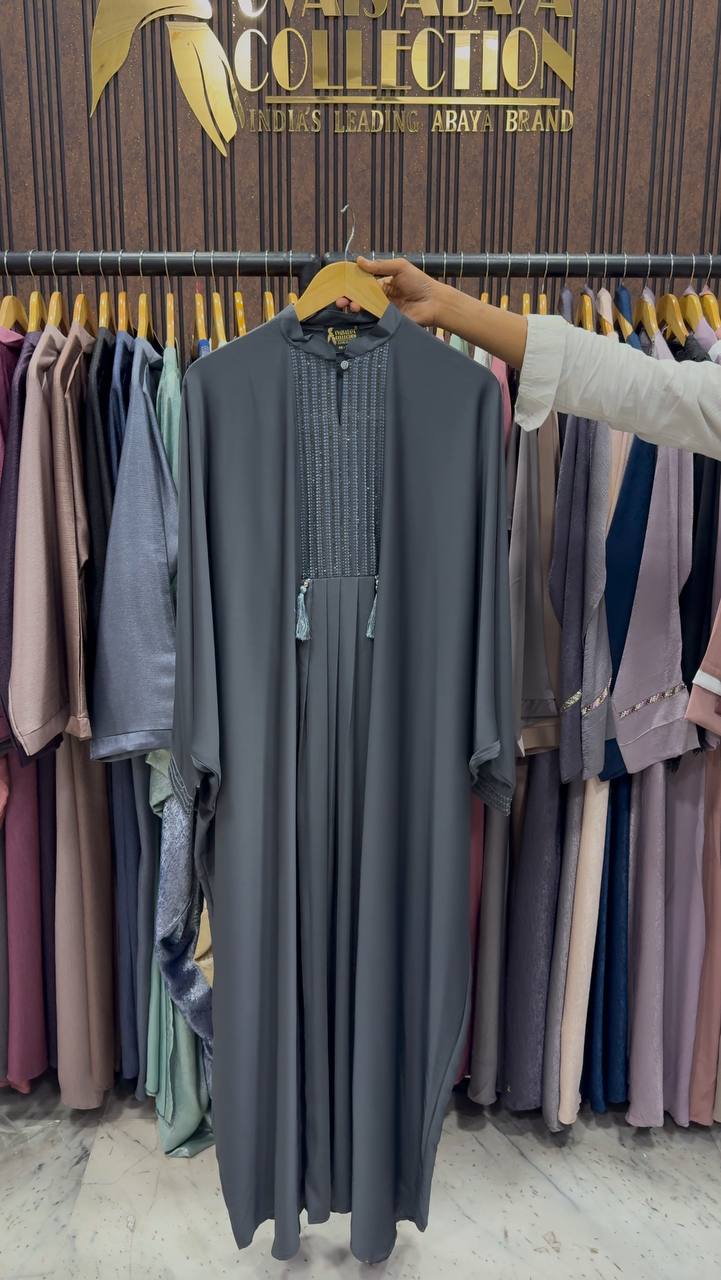 MEERUB KAFTAN ABAYA | GRAY