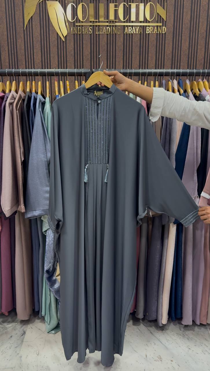 MEERUB KAFTAN ABAYA | GRAY