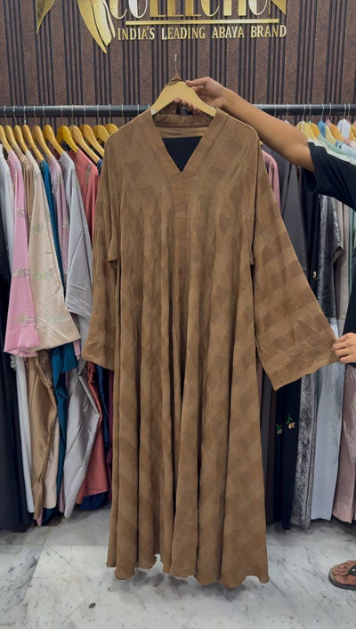 HOOR UMBRELLA ABAYA | NUDE