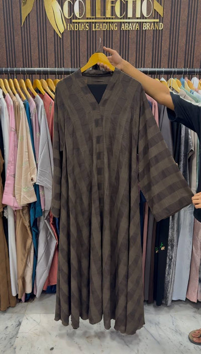 HOOR UMBRELLA ABAYA | COFFEE