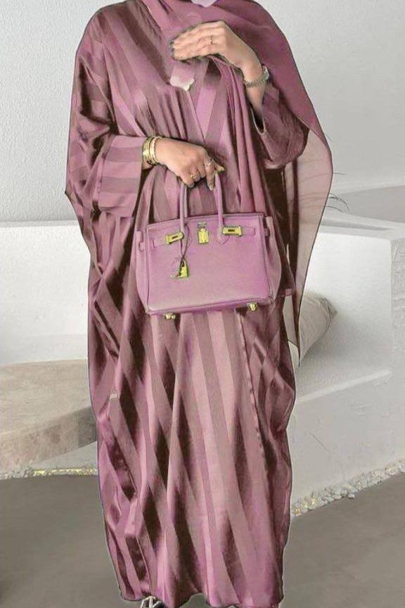 Anabia Turkish Basic Kaftan Abaya PINK ( NEW LAUNCH )