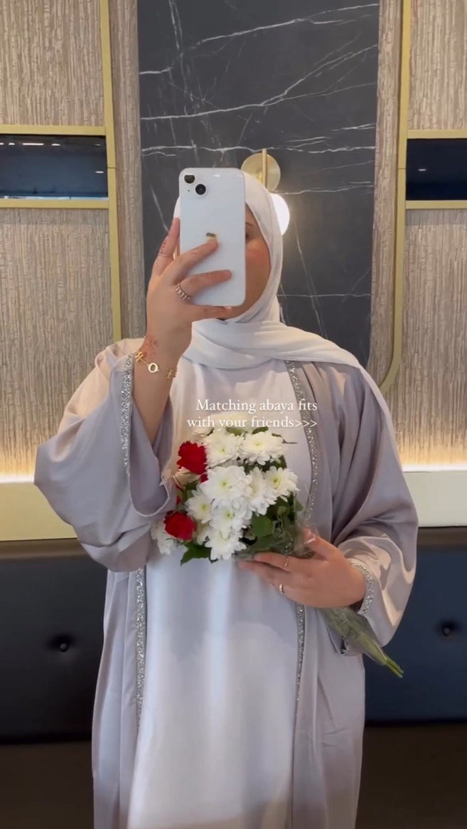 GOLDEN LUXE SHRUG ABAYA |