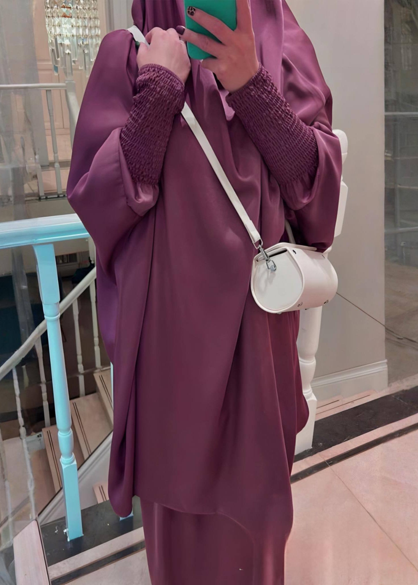 2 PIECE JILBAB | MAUVE PINK