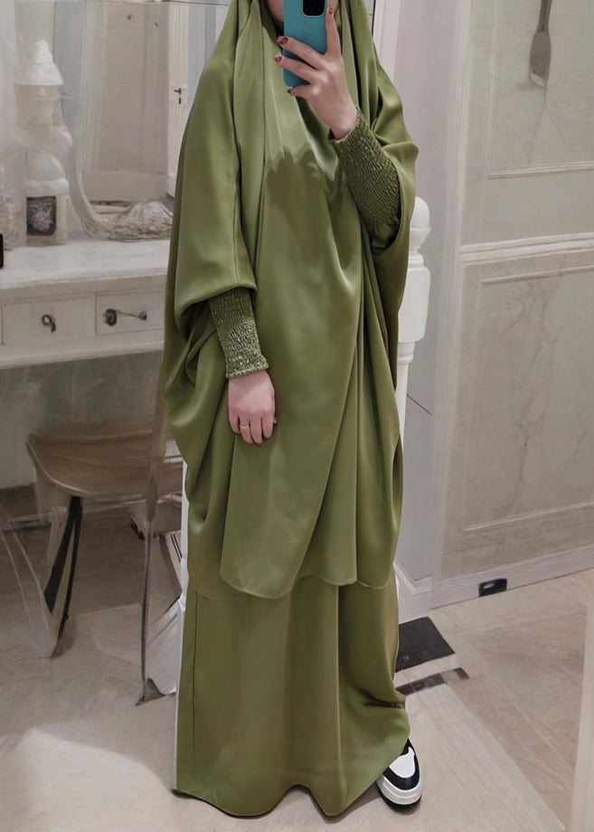 2 PIECE JILBAB | PISTA GREEN