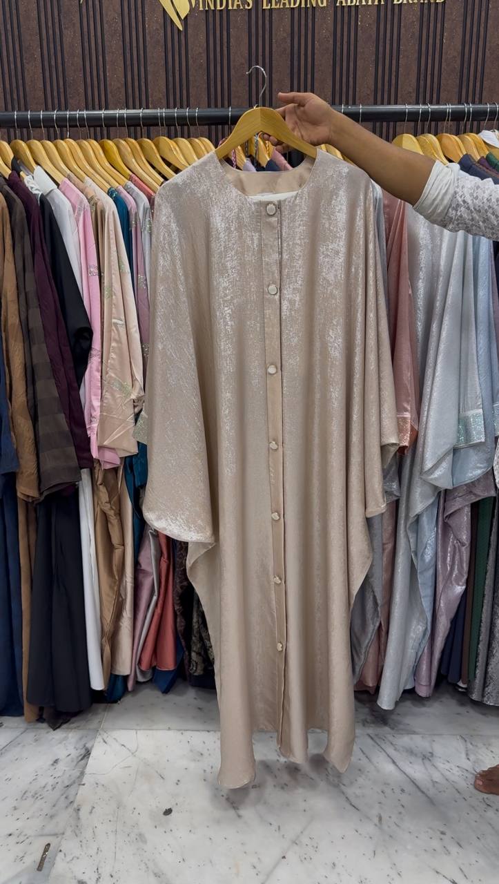ZARA FRONT OPEN ABAYA | GOLDEN
