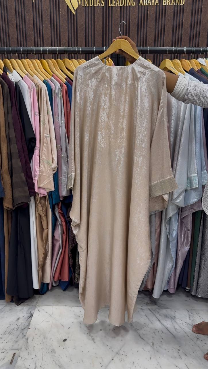 ZARA FRONT OPEN ABAYA | GOLDEN