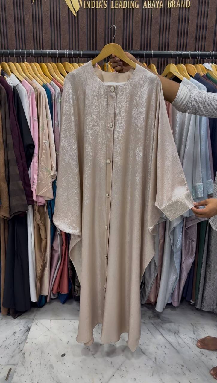 ZARA FRONT OPEN ABAYA | GOLDEN