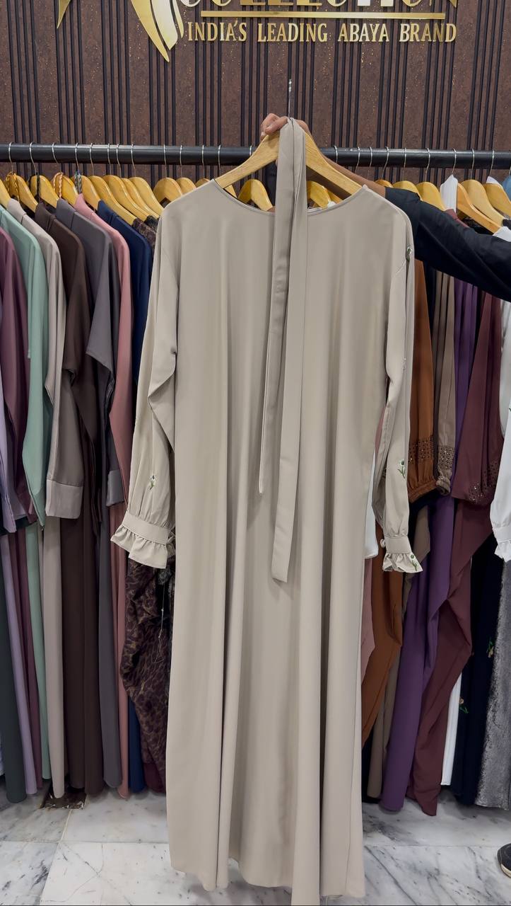 MIRA EMBROIDERY KOREAN ABAYA |
