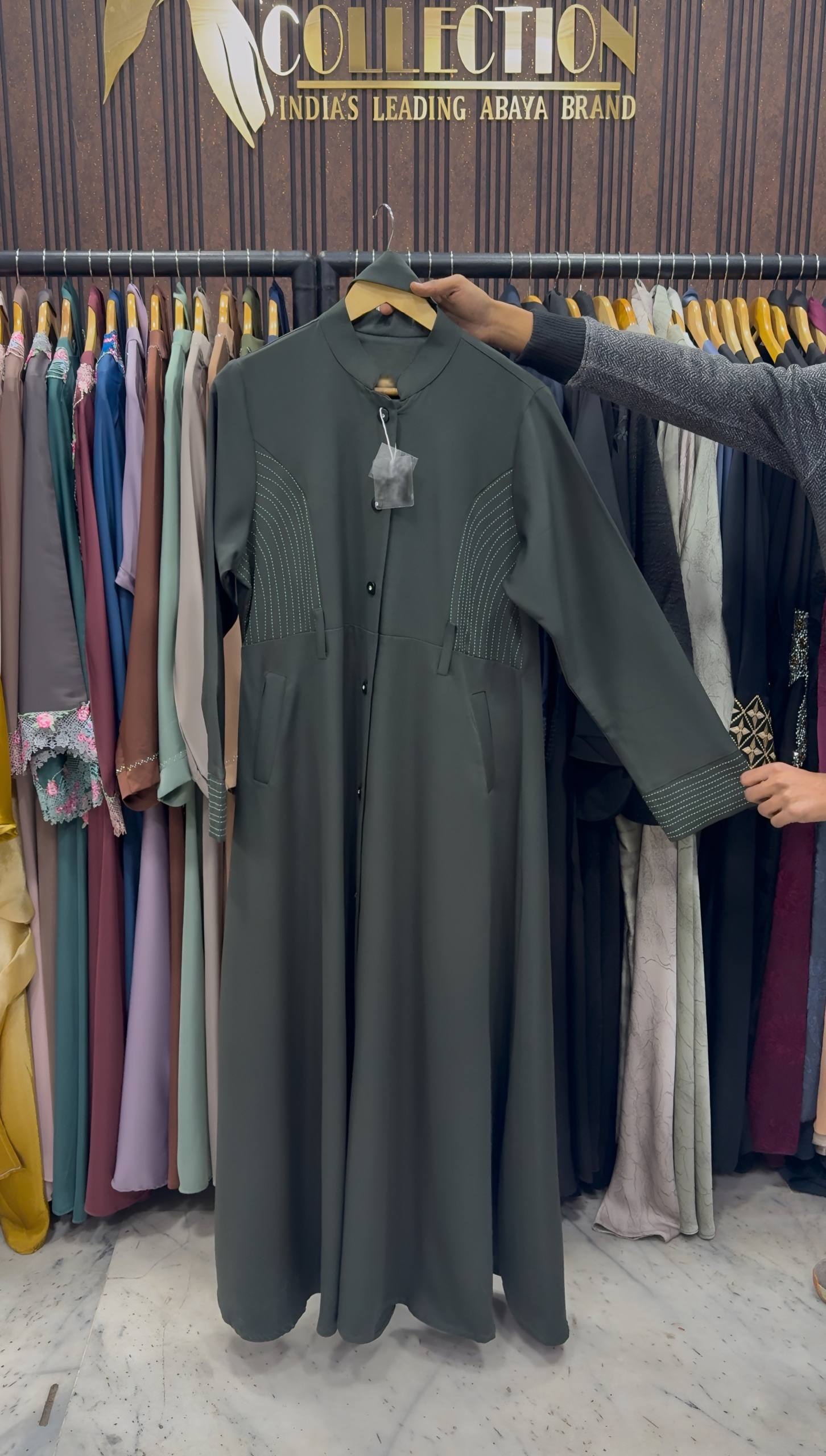 MYSA COAT STYLE ABAYA | OLIVE