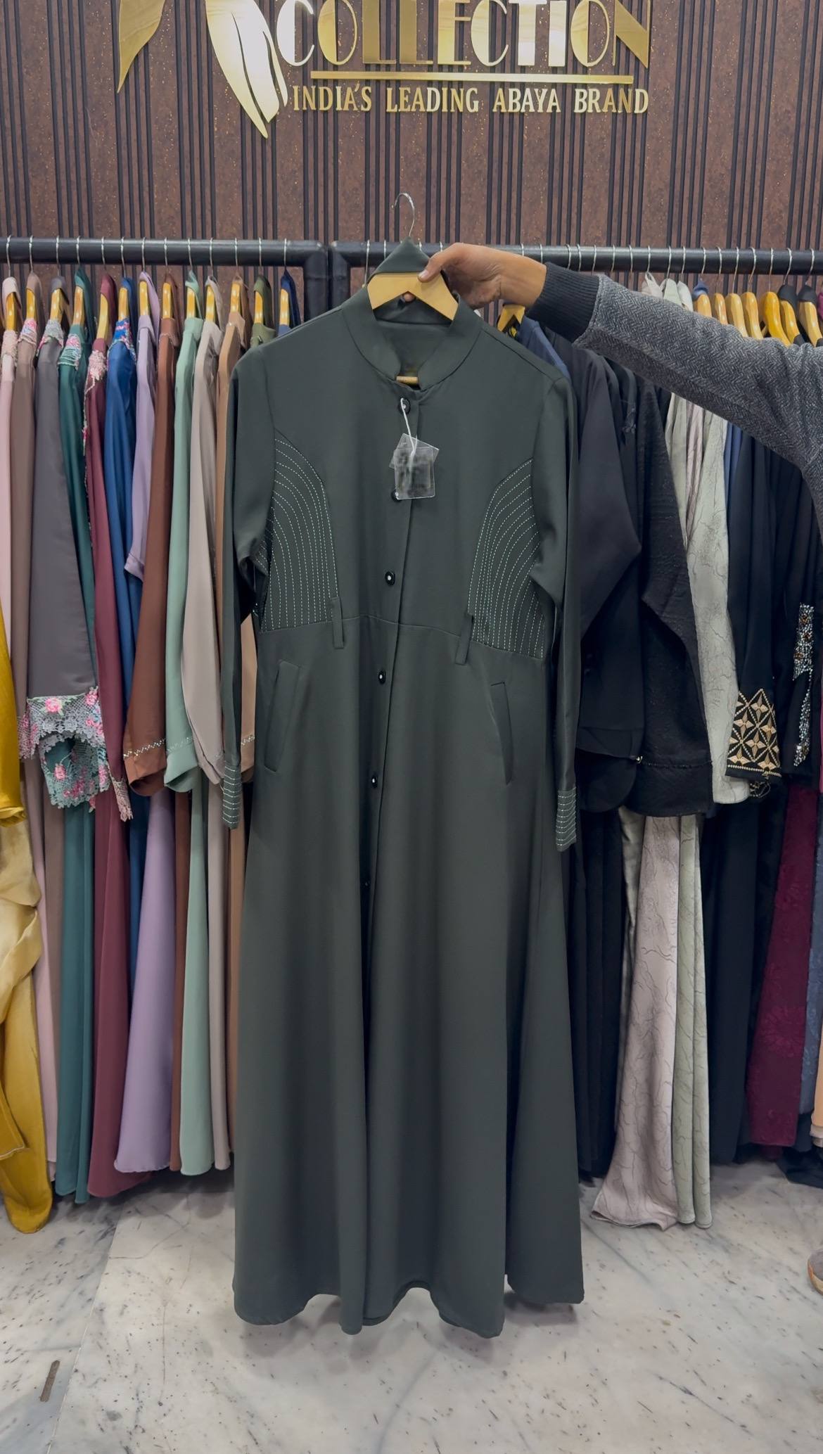 MYSA COAT STYLE ABAYA | OLIVE